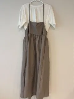 マタニティー　キャミワンピース Tシャツ セットのサムネイル