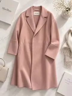 Max Mara iblues マックスマーラ ファーコート ブルー 40 - メルカリ