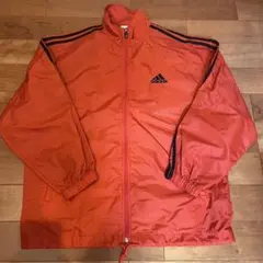希少 正規品 adidas ナイロンジャケット サイズL アディダス オレンジ