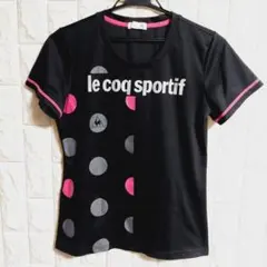 le coq sportif 水玉　半袖　Tシャツ　レディース　Ｌ　62