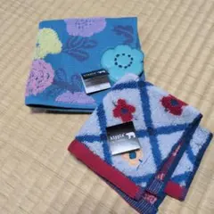 タオル美術館　kippis 花柄ハンカチ タオル 二枚セットのサムネイル