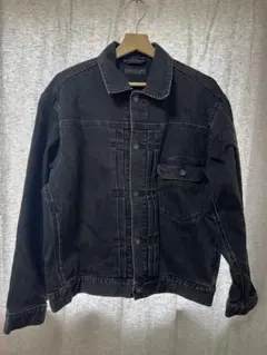 UNIQLOデニムジャケット オーバーサイズ L 黒