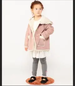 可愛い♡ピンクファームートンコート美品