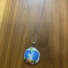 七宝焼ペンダント　シルバー925ネックレス