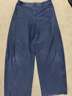 ユツカ様専用　UNIQLO　ユニクロ ジャージーバレルレッグパンツＸＬ　ネイビー