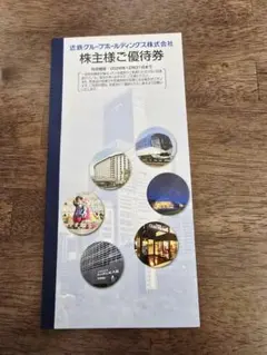 近鉄グループホールディングス 株主優待券　1冊