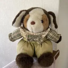 昭和レトロなぬいぐるみ　犬　ヴィンテージ