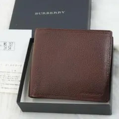 未使用品　箱付き　BURBERRY LONDON 折り財布　ノバチェック