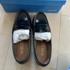 HARUTA ブラック ローファー23.5EE