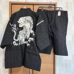 大きいサイズ 浴衣 ゴールドジャパン LL 3L 4L 5L 蝶 ネイビー 紺 