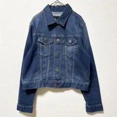 ユニクロ UNIQLO　デニムジャケット Gジャン　ブルー　L