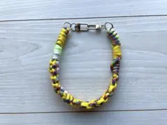 編み込みデザイン スマホストラップ