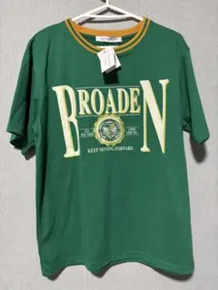 AS KNOW AS plus カレッジTシャツ グリーン Fのサムネイル