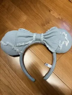 ディズニー カチューシャ デニム生地