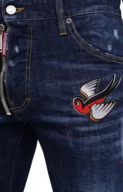 DSQUARED2 幸福を呼ぶスワローワッペン✨COOLGUYJEAN 入手困難