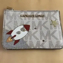 MICHAEL KORS ロゴ カードケース　ロケット　星　ほつれあり