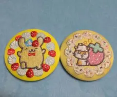 サンリオビスケット刺繍バッチ