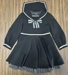 卒園式 入学式 CHOPIN セーラー襟 ワンピース 黒 120cm