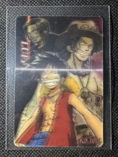 ONE PIECEカードゲームNo.101 ルフィ エース シャンクス　希少 希少】ONE PIECE ルフィ エース シャンクス No.101 - メルカリ