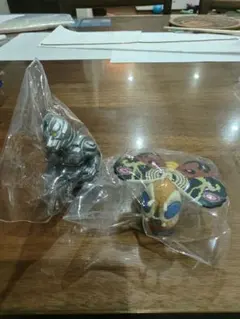 ゴジラソフビパペットマスコット2・3 モスラ メカゴジラ