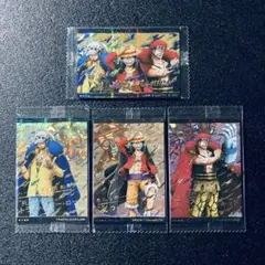 ワンピース　ウエハース9 カード　ロー　ルフィ　キッド　GR シークレット
