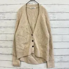 Ordinary Federation ニット カーディガン ベージュ 秋冬 L