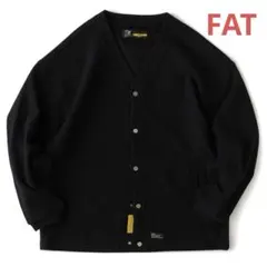 ペ*ャ様 FAT スナップカーディガン　黒　サイズＬのサムネイル