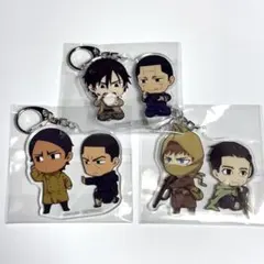 ゴールデンカムイ　アクリルキーホルダー　杉元＆菊田　月島＆鯉登　尾形＆ヴァシリ