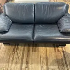 T8728☆展示品☆IDC大塚家具☆L/Sコンフォート01本革カウチソファ