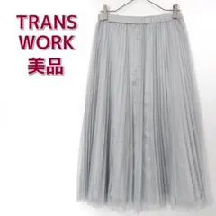 ✨美品✨トランスワーク TRANS WORK スカート プリーツ フレア 38のサムネイル