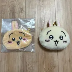 うさぎ フェイスパスケース トレーディングおかおポーチ（明日もがんばるぞ！編）