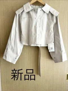 新品　セルフォード　マルチウェイ　ライトベージュ　ショートトレンチのサムネイル
