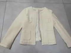 期間限定お値下げ　ノーリーズ　ノーカラージャケット　ツイード
