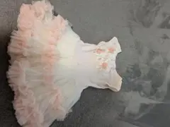 フリルドレス 100cm 薄ピンク