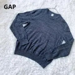 ギャップ GAP ニット セータ【L】ダークグレー クルーネック シンプル