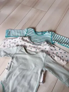 ベビー 長袖ボディスーツ 3点セット