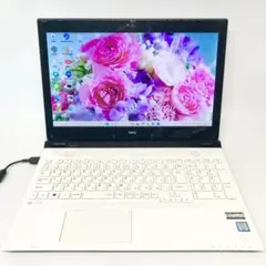 薄型❤️美品✨ホワイト✨大容量1000GB ブルーレイ カメラ付 ノートパソコン