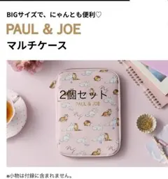 ゼクシィ　付録　ポール＆ジョー　PAUL & JOE マルチケース 2個セット