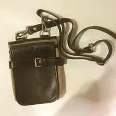 革と帆布のポーチ BAGGY PORT ポーター