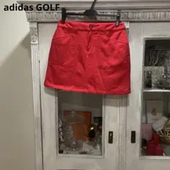 adidas GOLF アディダスゴルフ スカート L/G レッド 中綿入り