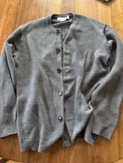 グレー カーディガン メンズ