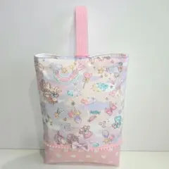 上履き入れ 入園入学 ハンドメイド 女の子 キルティング ユニコーン