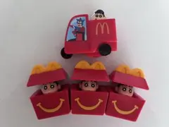 マクドナルド ハッピーセット　クレヨンしんちゃん　４点