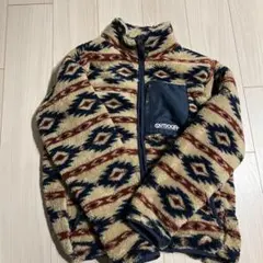 大特価！早い者勝ち！OUTDOOR フリースジャケット 幾何学模様