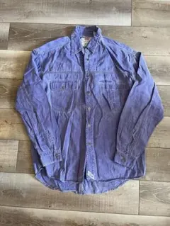 Levi's リーバイス デニムシャツ パープル M 古着 ヴィンテージ