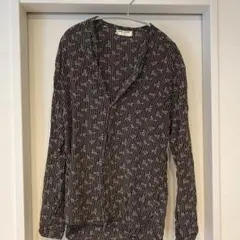 SAINT LAURENT PARIS 総柄 長袖シャツ 38のサムネイル