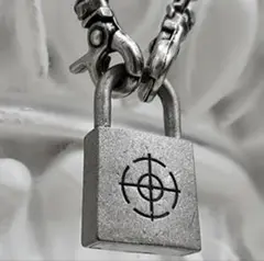 BLESSED BULLETロックモチーフIIチェーンネックレス