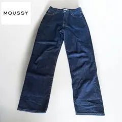 マウジー　MOUSSYハイウエストストレート 26 ワンウォッシュ