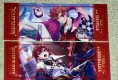 ツイステ　エース　リドル　箔押しビッククリアカード　2枚セット