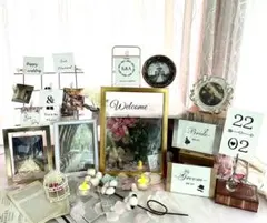 ウェルカムボードペーパアイテム込ウエディングまとめ売りミールへーデン風結婚式